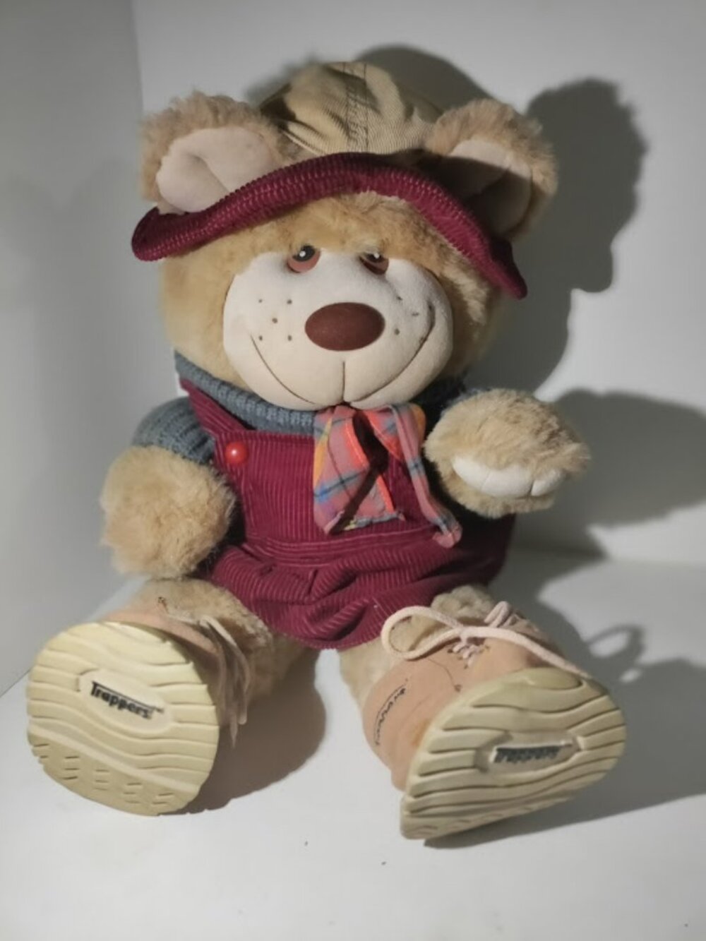 Vintage Trappers Teddy Bear Plush Doll